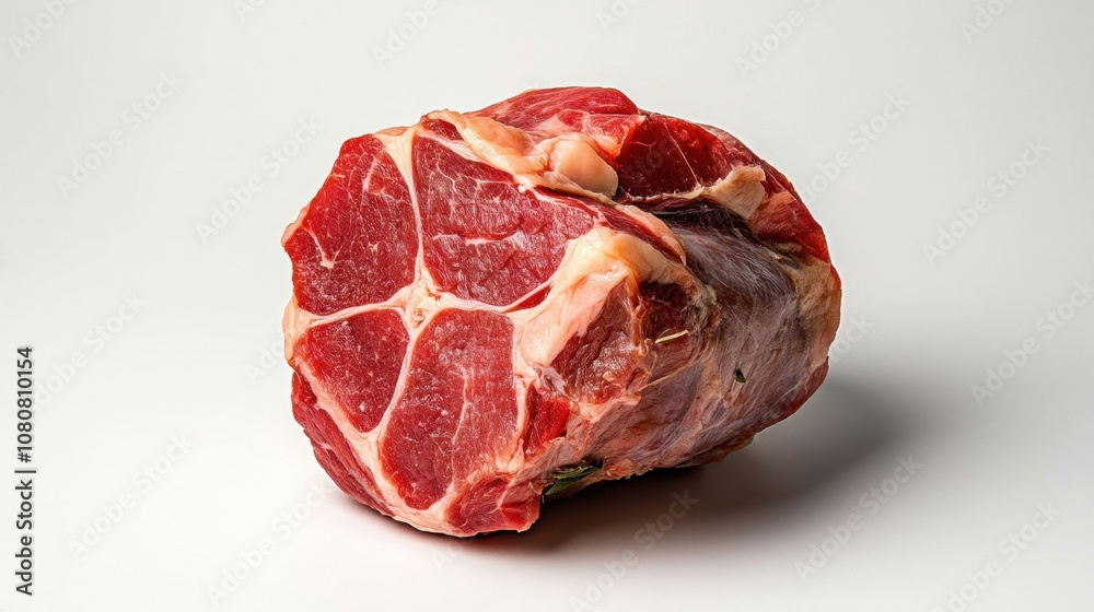 Fototapeta premium Fresh Uncured Ham Hock Ready for Preparation