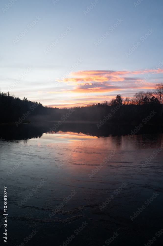 Naklejka premium Sunset