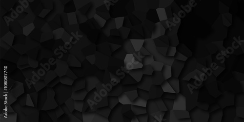 Beautiful gray and black crystallized black background. abstract light colorful stone tile pattern. modern wallpaper, trendy simple minimal geometric pastel background vector abstract mosaic backdrop.