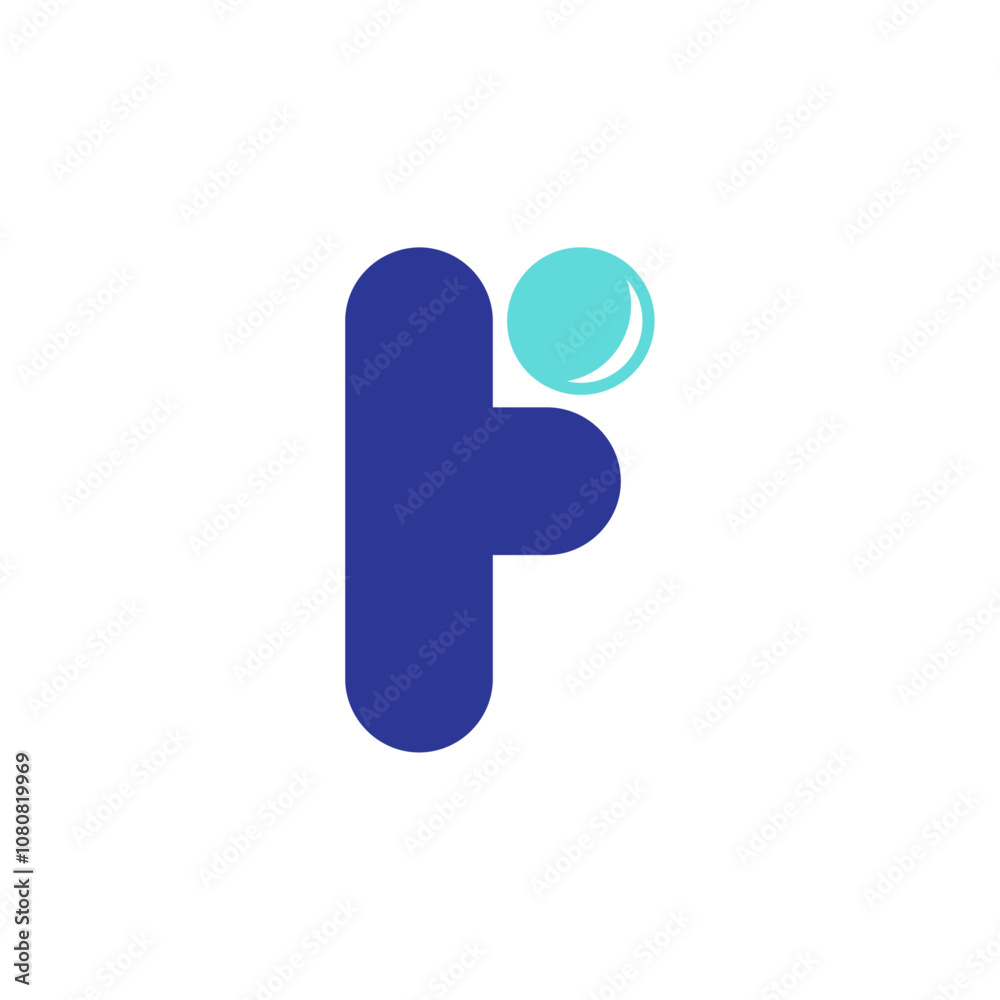 Initial F logo design with freshness of liquid water drop symbol. Initial F logo design with freshness of liquid water drop symbol.