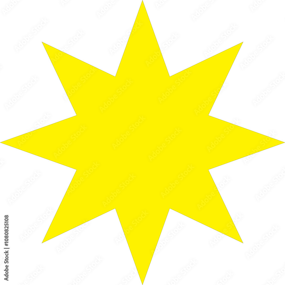 Yellow Starburst Graphic Design - High-Resolution Yellow 12-Point Star Shape Yellow Starburst Graphic Design - High-Resolution Yellow 12-Point Star Shape