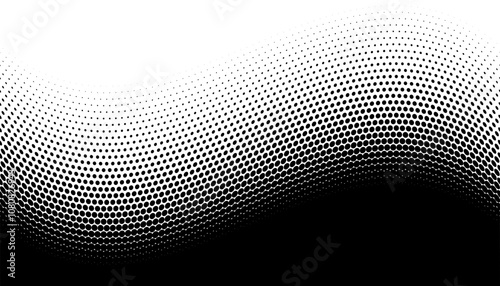 Halftone gradient abstract vector background