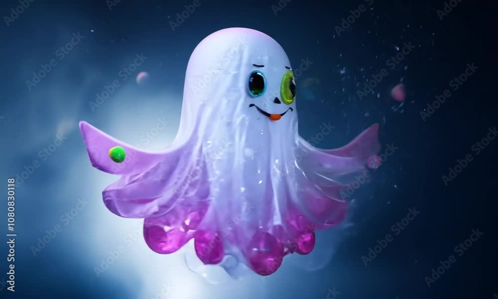 Cute Ghost Toy with Glowing Eyes Cute Ghost Toy with Glowing Eyes