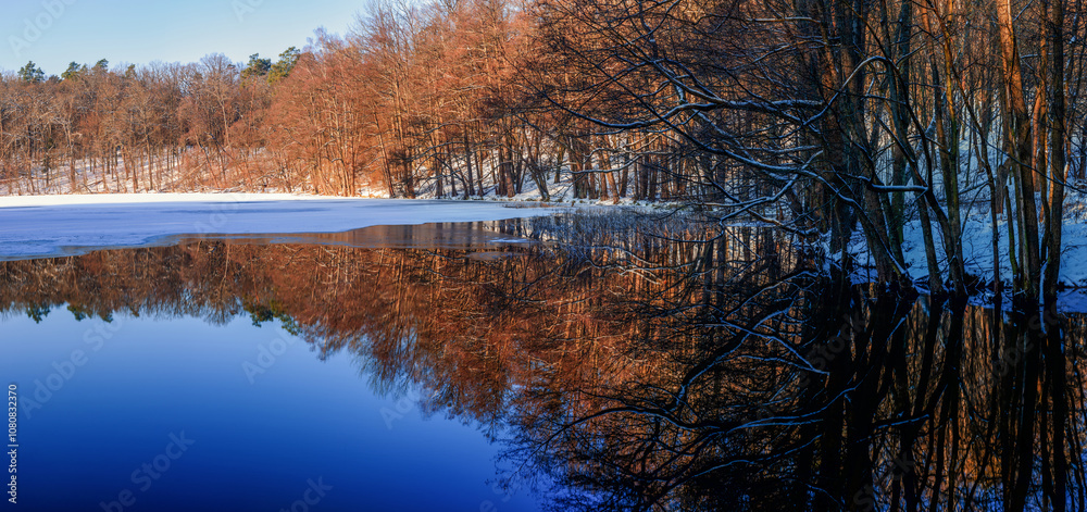 Fototapeta premium Zima na Warmii.