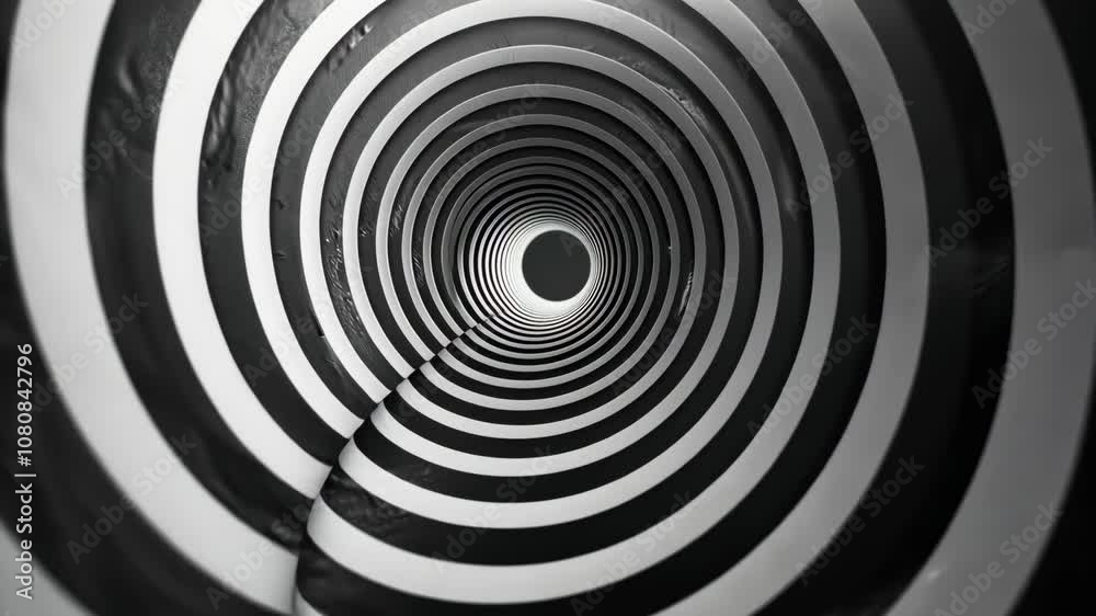 Hypnotic Spiral Tunnel: Dramatic Black and White Optical Illusion for Captivating Visuals and Modern Abstract Designs in Photography 8K Wallpaper High-resolution Hypnotic Spiral Tunnel: Dramatic Black and White Optical Illusion for Captivating Visuals and Modern Abstract Designs in Photography 8K Wallpaper High-resolution