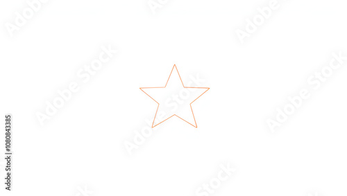 undo star icon on white background photo