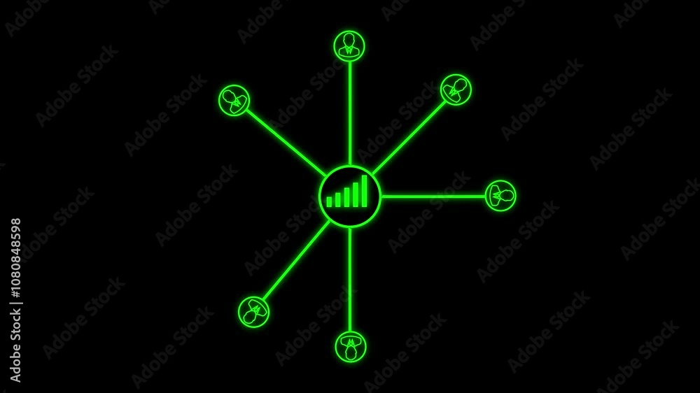 Animation of network of connections with digital icons . digital interface connection and communication concept. digitally generated networking icon animation. Animation of network of connections with digital icons . digital interface connection and communication concept. digitally generated networking icon animation.