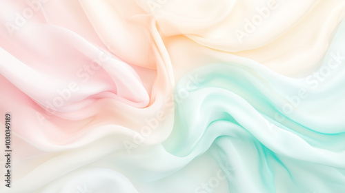 Soft pastel cloth are simple yet elegant for graphic design or wallpaper.