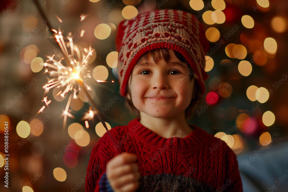 Image has a festive and joyful mood, as it captures the essence of the holiday season ai generative