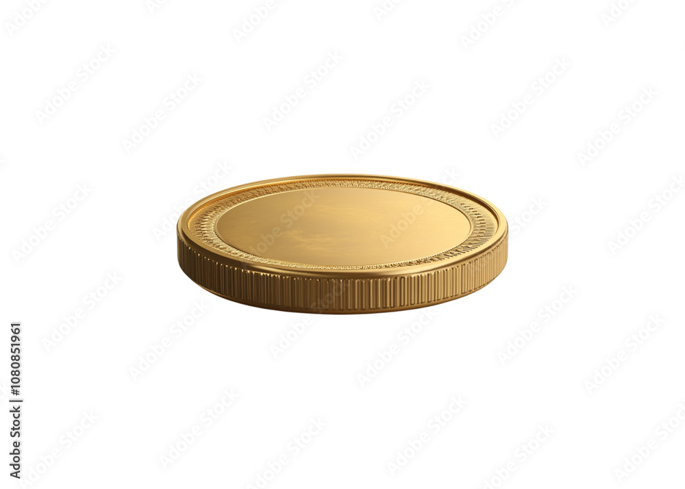 gold coin isolated on transparent background gold coin isolated on transparent background