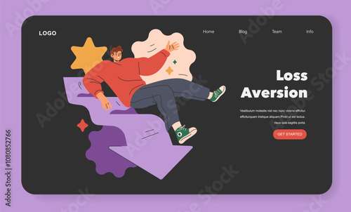 Cognitive Framing. Flat Vector Illustration