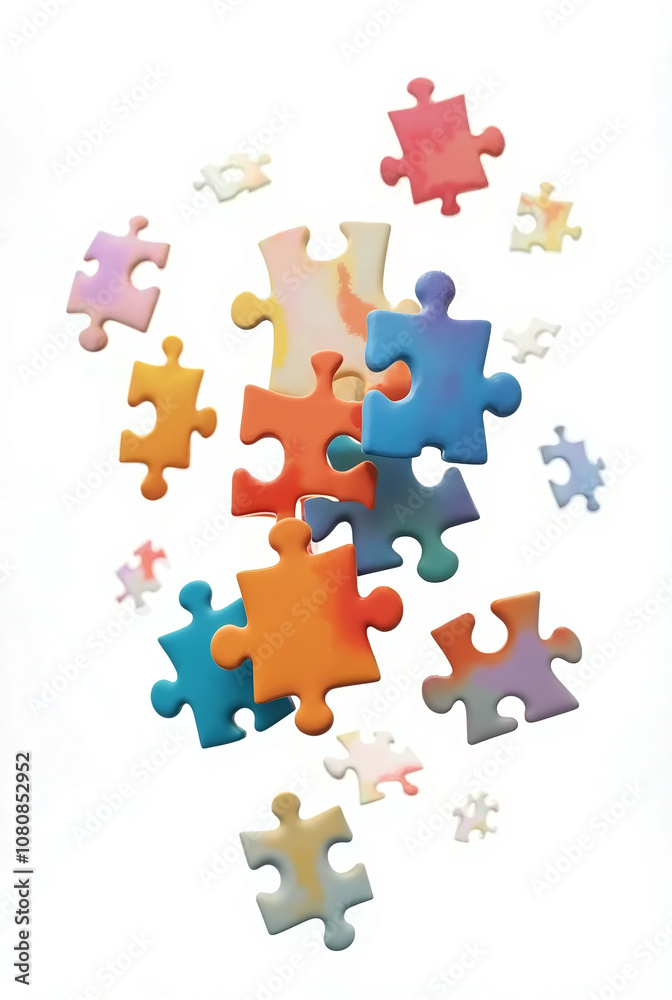 Naklejka premium Realistic Crab Close-Up Puzzle for Marine Puzzle Fans