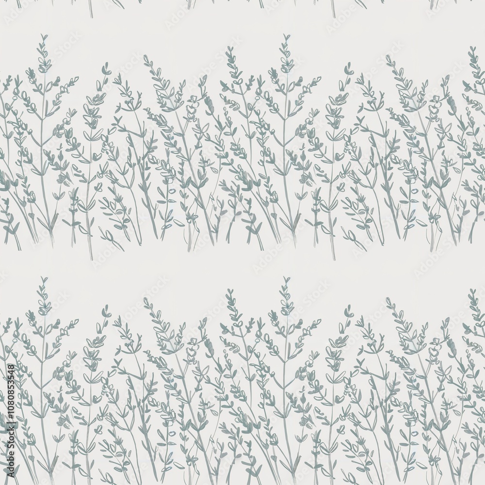Minimalist decorative background with endless pattern - seamless pattern with branches Minimalist decorative background with endless pattern - seamless pattern with branches