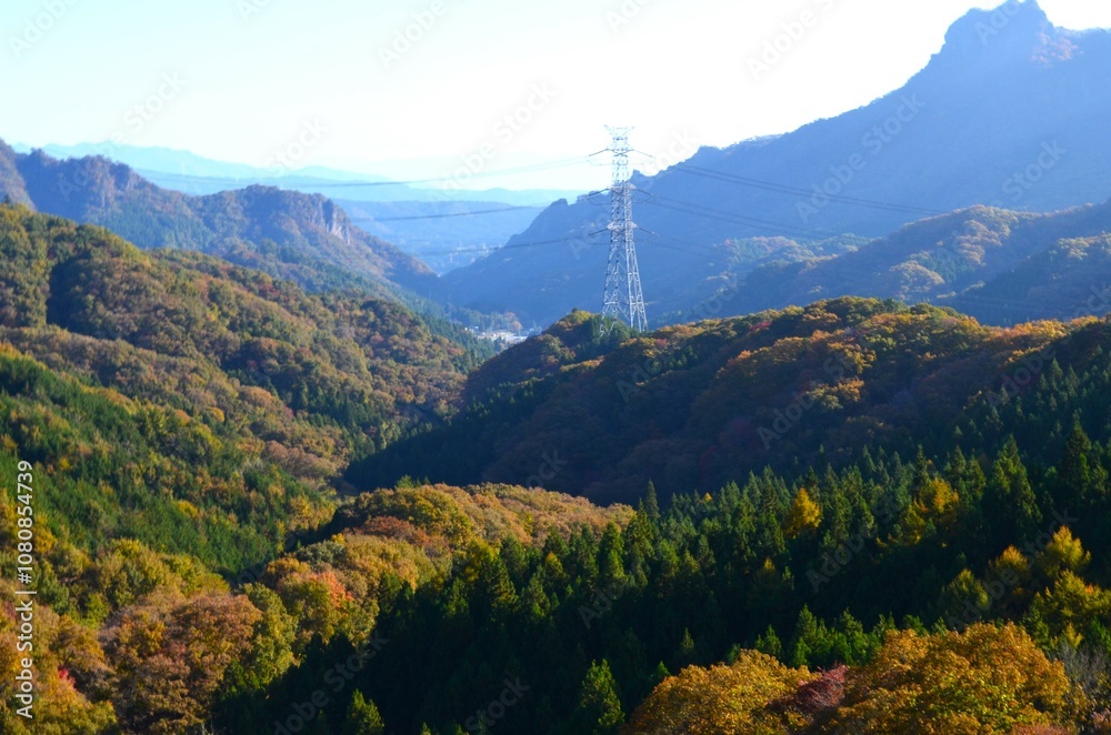 Fototapeta premium autumn landscape in the mountains