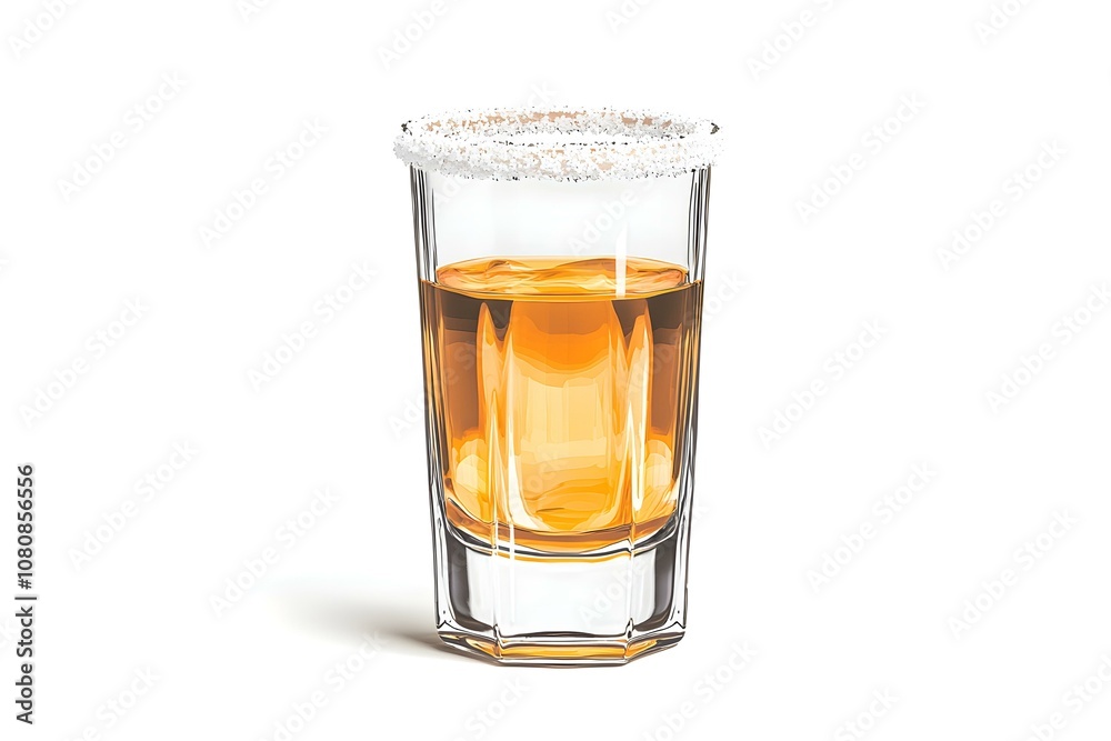 Refreshing Drink with Salt Rim in Clear Glass, Featuring Golden Liquid and Unique Presentation, Perfect for Celebrations and Social Gatherings Refreshing Drink with Salt Rim in Clear Glass, Featuring Golden Liquid and Unique Presentation, Perfect for Celebrations and Social Gatherings