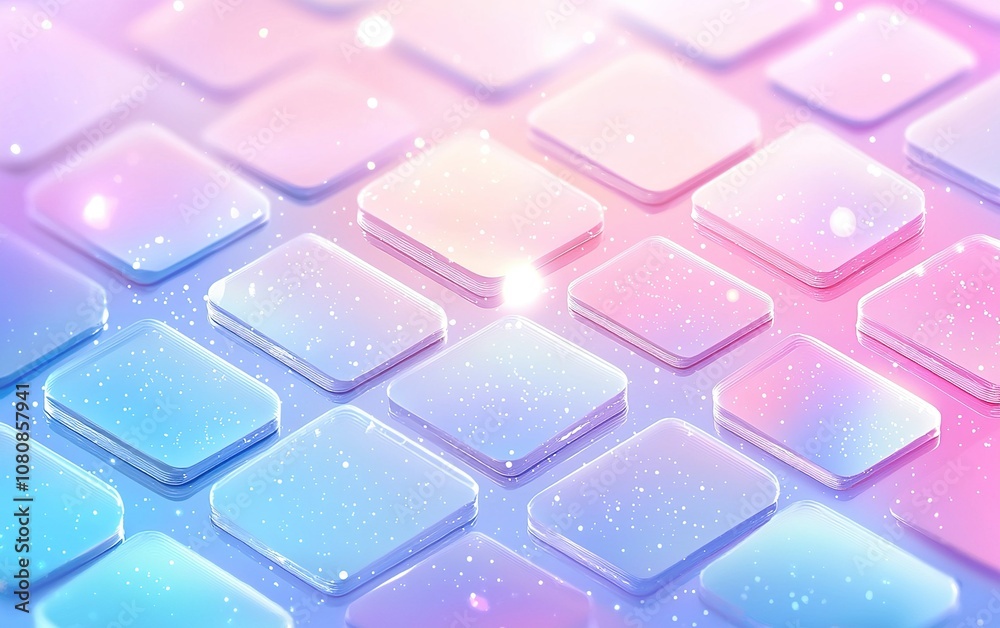 Colorful abstract background featuring glowing geometric shapes arranged in a dynamic pattern, creating a vibrant digital atmosphere Colorful abstract background featuring glowing geometric shapes arranged in a dynamic pattern, creating a vibrant digital atmosphere