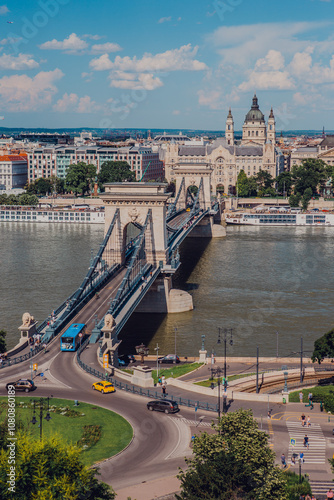 City photos of one of the most picturesque and historic European cities - Budapest in Hungary. #1080860189