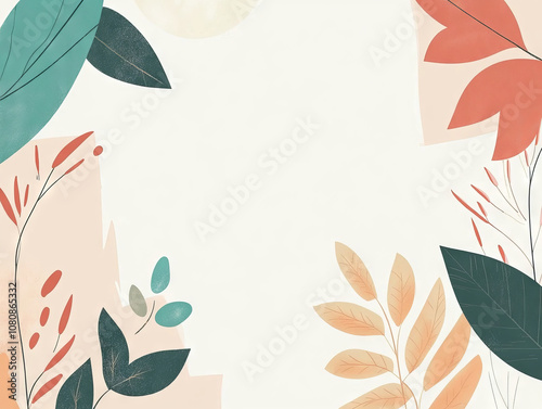 Fall foliage graphics template