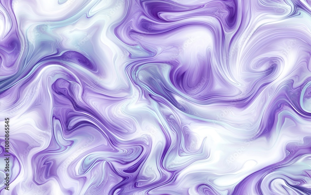 Fototapeta premium Abstract purple swirl design with fluid patterns and soft gradients perfect for artistic backgrounds or digital art projects