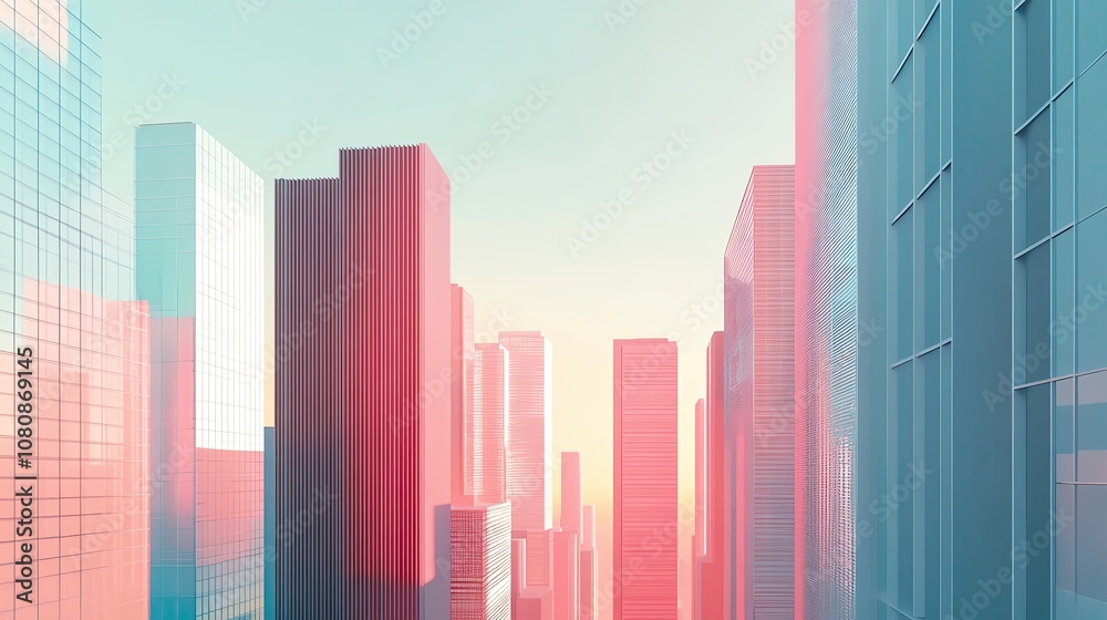 Futuristic Cityscape with Colorful Skyscrapers – Modern Cityscape with Vibrant Architecture – Cityscape for Urban Skyline Concept, Vibrant cityscape with colorful skyscrapers. Futuristic Cityscape with Colorful Skyscrapers – Modern Cityscape with Vibrant Architecture – Cityscape for Urban Skyline Concept, Vibrant cityscape with colorful skyscrapers.