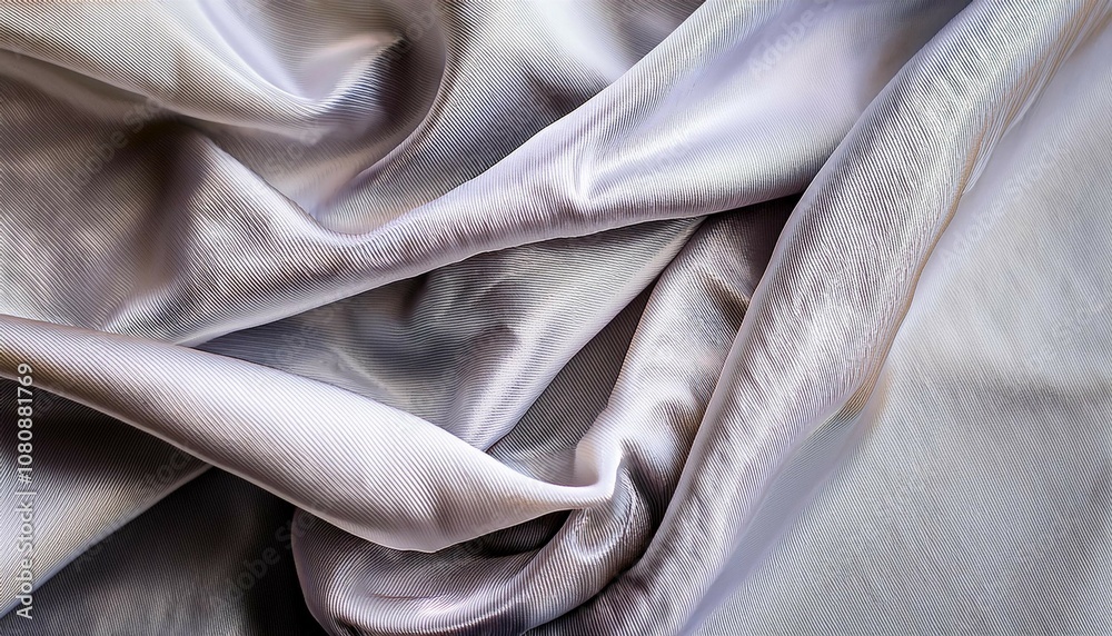 abstract white and gray silk fabric weave of cotton or linen satin fabric lies texture background abstract white and gray silk fabric weave of cotton or linen satin fabric lies texture background