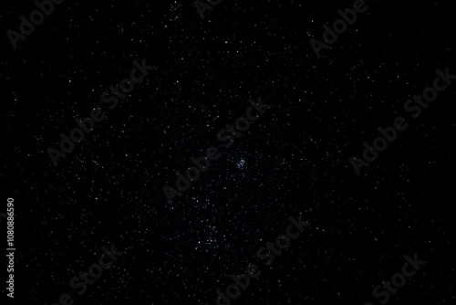 Obraz na płótnie Real starry sky. Night scape with beautiful starry sky w salonie