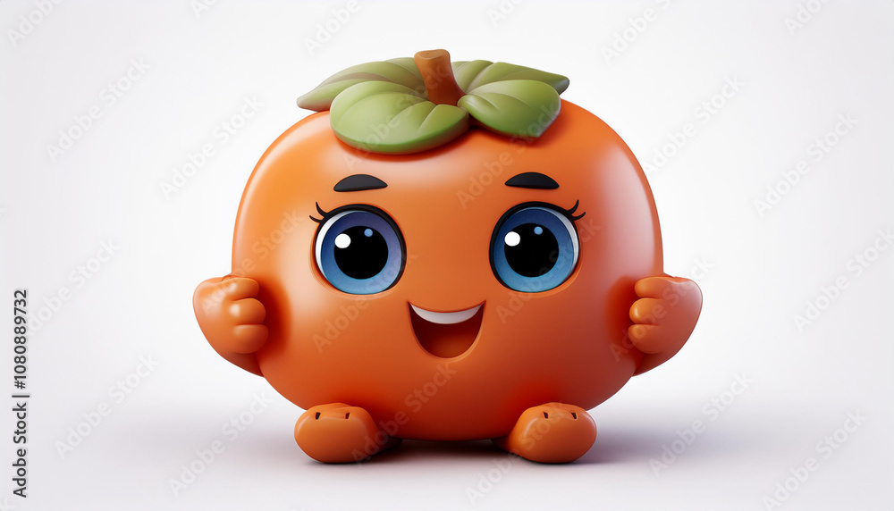illustration of an Persimmon And it was delicious illustration of an Persimmon And it was delicious