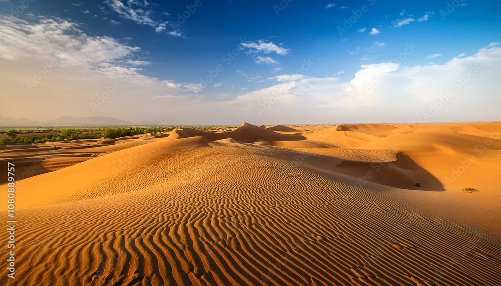 Naklejka premium Mystic Dunes: A Journey Through Jaisalmer’s Thar Desert