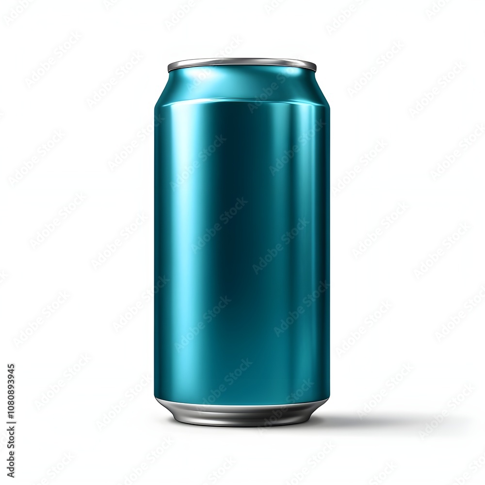 High-quality cutout of a sleek soft drink can on white background, perfect for mockups and product design, with clean lines and realistic detail. High-quality cutout of a sleek soft drink can on white background, perfect for mockups and product design, with clean lines and realistic detail.