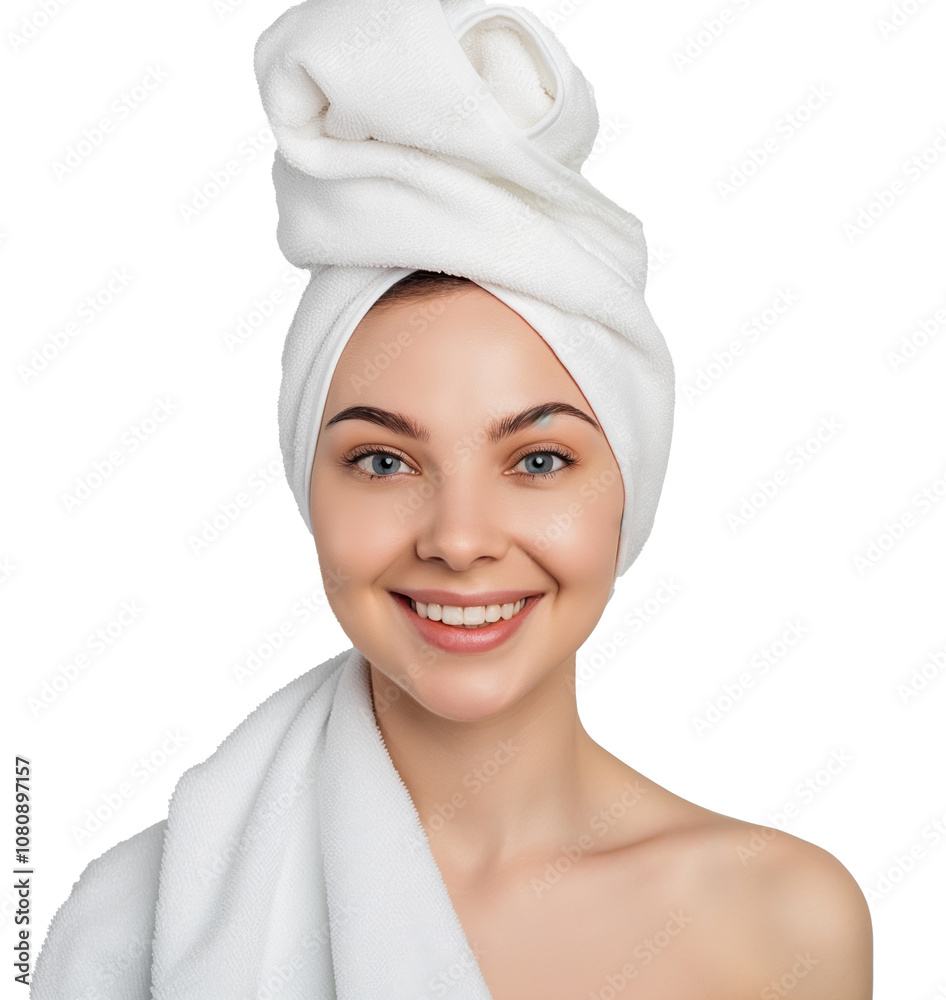 Portrait of a woman in spa. Massage healing procedure. Health care, skin lifting and medical concept