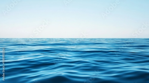 Wallpaper Mural Tranquil blue ocean with a gentle wave cresting. Torontodigital.ca