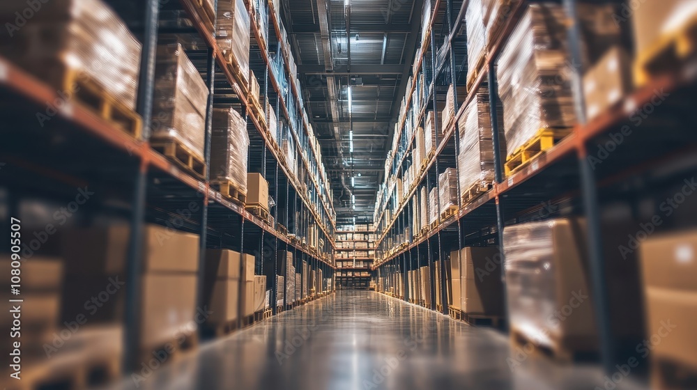 Warehouse manager and logistics staff improving supply Warehouse manager and logistics staff improving supply