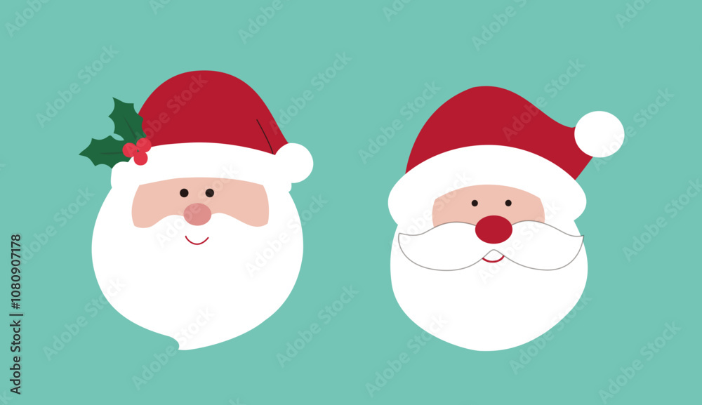 Set Of Cute Santa Claus Head Flat Vector Illustration.
Santa Claus Face.
Funny Santa Head Clipart. Set Of Cute Santa Claus Head Flat Vector Illustration.
Santa Claus Face.
Funny Santa Head Clipart.