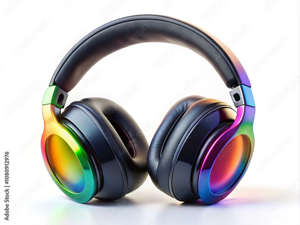 headphones with white background generative ai headphones with white background generative ai