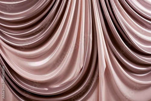 Elegant Draped Curves Background in a Graceful and Fluid Style