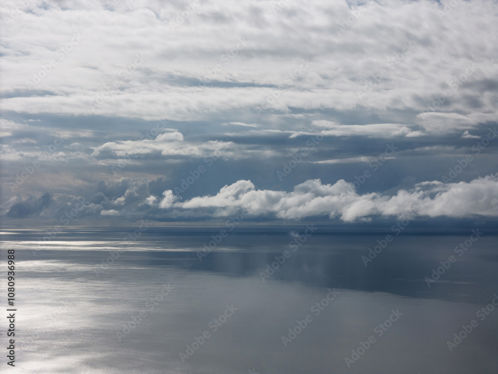 Clouds over lake water sky Clouds over lake water sky