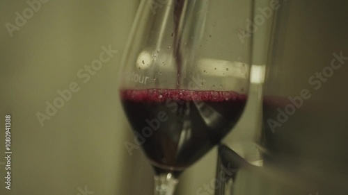 winemaking_red wine from the tank