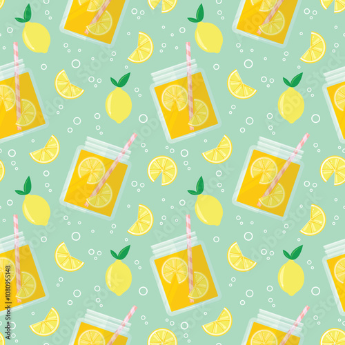 Lemonade Vector Pattern