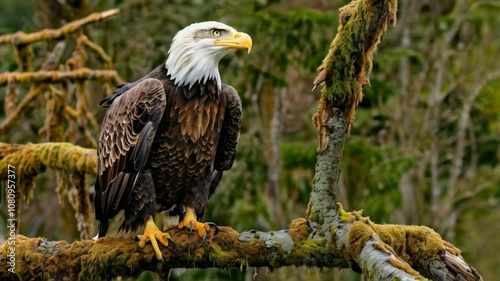 Bald Eagle (Haliaeetus leucocephalus) sitting on a tree and having some rest before the next hunting for salmon in Fraser Valley, British Columbia, Canada See Less
By Ferenc