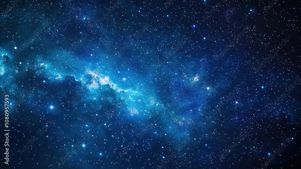 Night sky with stars and galaxy in outer space for a cosmic and expansive background. Night sky with stars and galaxy in outer space for a cosmic and expansive background.