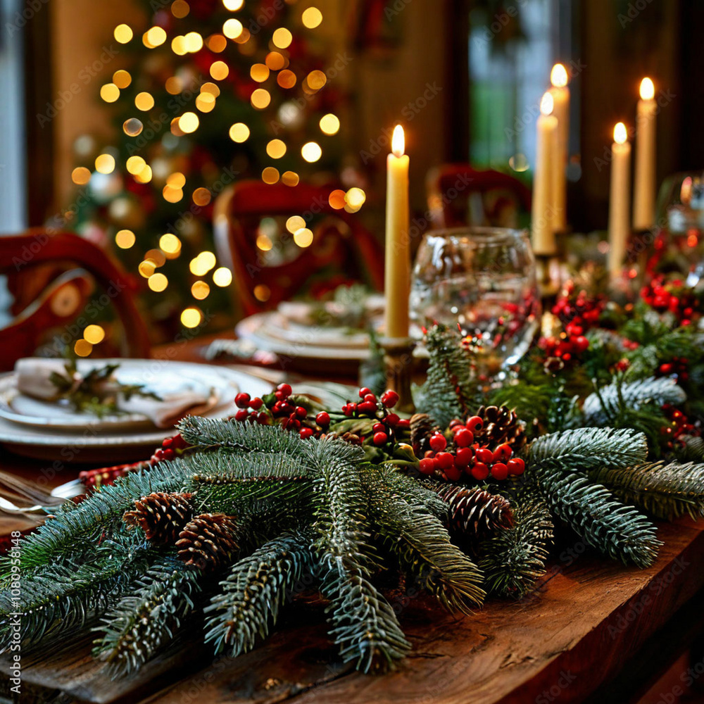 Holiday family dinner