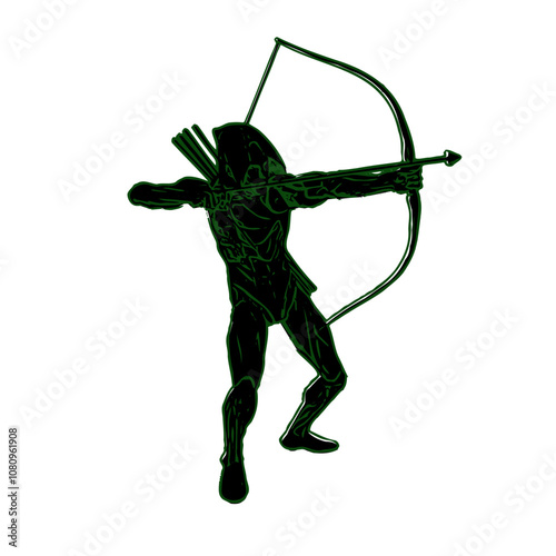 Archer man logo