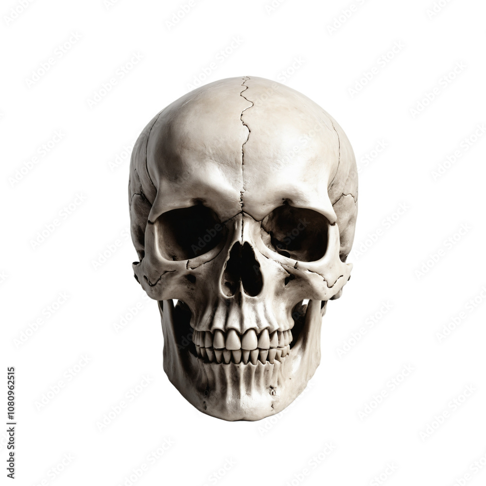 skull isolated transparent background