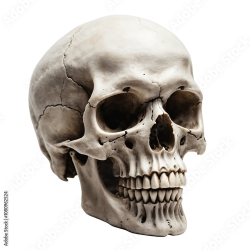 skull isolated transparent background