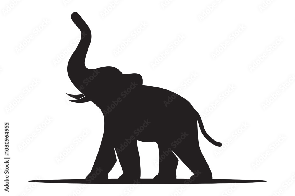Obraz premium Elephant logo icon design illustration vector