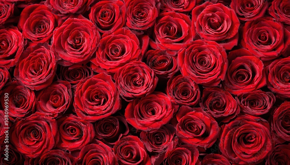 Elegant Bouquet of Romantic Red Roses in Full Bloom. Perfect for Valentine's Day Celebrations, Love Letters, and Romantic Gifts to Express Deep Affection and Eternal Love Background Elegant Bouquet of Romantic Red Roses in Full Bloom. Perfect for Valentine's Day Celebrations, Love Letters, and Romantic Gifts to Express Deep Affection and Eternal Love Background