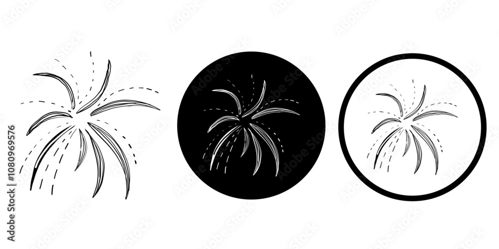 Happy birthday vectors icon set Happy birthday vectors icon set