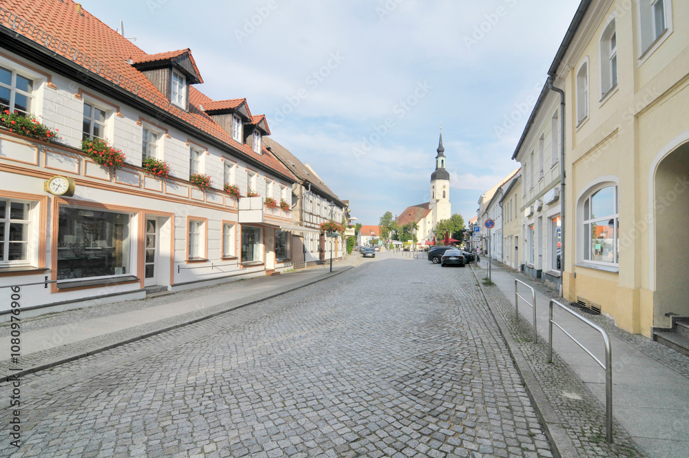 Obraz premium The city of Lubbenau in Germany