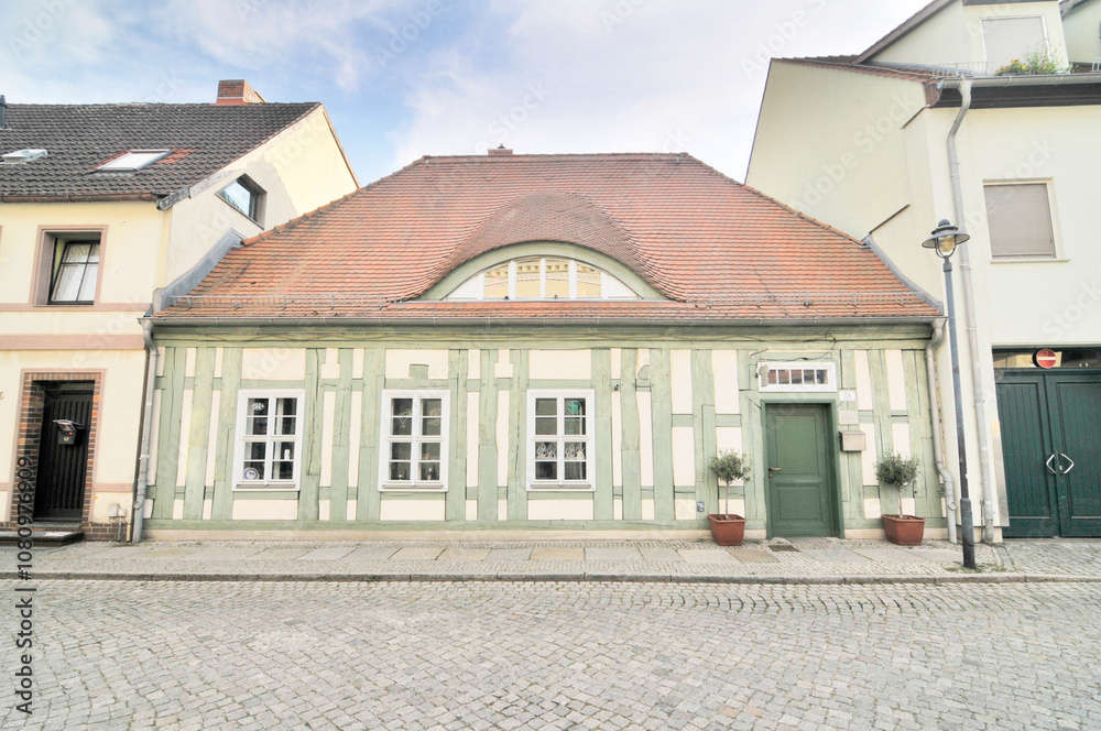 Fototapeta premium The city of Lubbenau in Germany