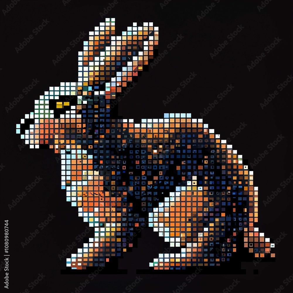 pixel bunny